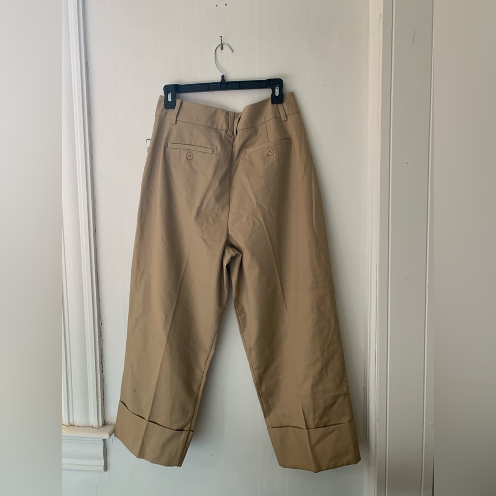 NWT Ralph Lauren Women’s Pleated and Cuffed Chinos - Picture 2 of 6